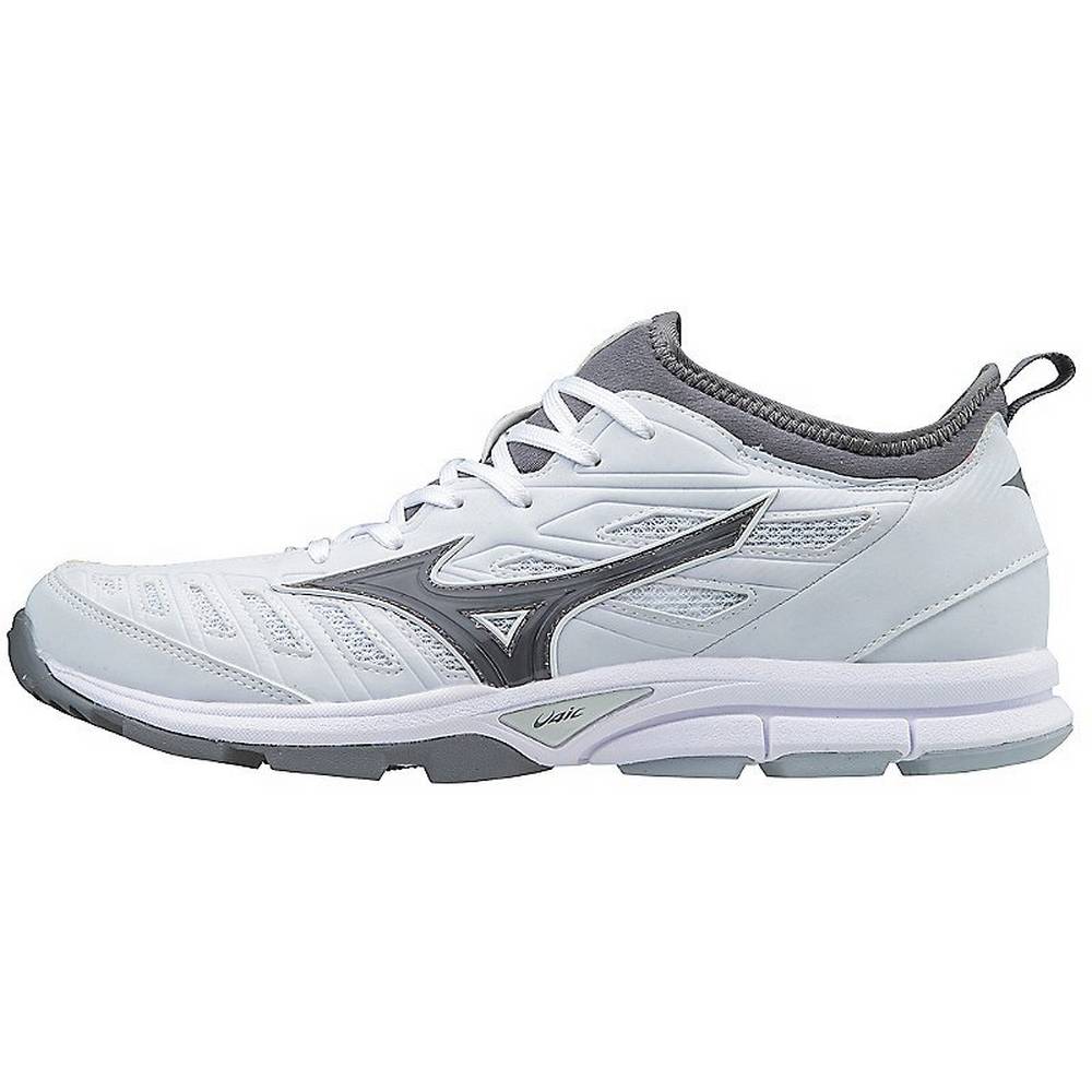 Mizuno Men's Player’s Trainer 2 Baseball Turf Baseball Shoes White (320549-MXD)